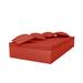 Orren Ellis Jut - Chill Bed - 4 Pillows - 90.5" X 47.25" - Basic - White Plastic in Red/Orange | 15.75 H x 47.25 W x 90.5 D in | Outdoor Furniture | Wayfair