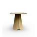 Vondom Pezzettina Plastic Outdoor Side Table Plastic in Brown | 28.75 H x 31.5 W x 31.5 D in | Wayfair 56013F-Beige