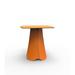 Vondom Pezzettina Plastic Outdoor Side Table Plastic in Orange | 28.75 H x 27.5 W x 27.5 D in | Wayfair 56012-Orange