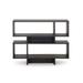 Cassidy 4-Level Dark Brown Modern Bookshelf - 44"W x 11.375"D x 35.25"H