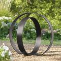 Ellipse Garden Sculpture - Bronze - Grandin Road