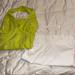 Victoria's Secret Tops | Lot Of Two Halter Tops From Victoria Secret Like New | Color: Green/White | Size: M