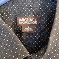 Michael Kors Shirts | Michael Kors Xl Men's Shirt. Navy Blue With White Dots. Long Sleeves | Color: Blue | Size: Xl