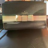 Kate Spade Bags | Kate Spade Black Crossbody With Bow | Color: Black/Tan | Size: Os