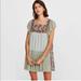 Free People Dresses | Free People Boho Embroidered “Day Glow” Mini Dress Spanish Moss | Color: Green | Size: M