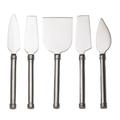 Cheese Knife Stainless Steel, Set 5 by RSVP International in Gray