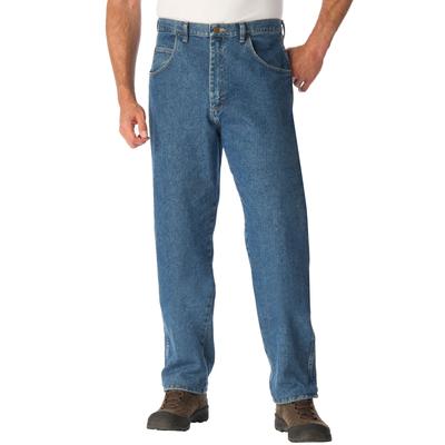 Men's Big & Tall Wrangler® Relaxed Fit Classic Jeans by Wrangler in Antique Indigo (Size 36 38)