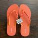 J. Crew Shoes | J. Crew Flips Flops Nwt | Color: Orange | Size: 7