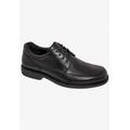 Wide Width Men's Park Drew Shoe by Drew in Black Leather (Size 9 1/2 W)