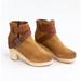 Free People Shoes | Free People Sz 40 (10) Bungalow Clog Ankle Boot Tan Suede Leather 70s Wood Heel | Color: Brown/Tan | Size: 10