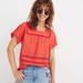 Madewell Tops | Eyelet Angelica Top | Size Xs | Color: Orange | Size: Xs