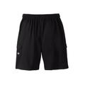 Men's Big & Tall Champion® Cargo Fleece Short by Champion in Black (Size 5XL)