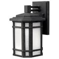 Hinkley Cherry Creek Vintage 1 - Bulb Outdoor Wall Lantern Metal in Black | 11 H x 6.5 W x 7.3 D in | Wayfair 1270VK