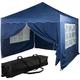 INSTENT® Pavillon 3 x 3 m Basic étanche Protection UV 50+, choix de couleurs et de modèles, bleu