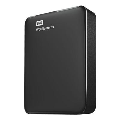 "WD Tragbare Festplatte »Elements« 2,5"" schwarz, 8.2x2.1x11.1 cm"