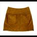 Free People Skirts | Fp: Suede Skirt | Color: Brown | Size: 8