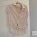 American Eagle Outfitters Tops | American Eagle Top. Shirt Sleeve. Large. | Color: Tan | Size: L