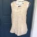 J. Crew Tops | 4 For $25 J. Crew Textured Floral Tank | Color: Cream | Size: S