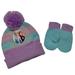 Disney Accessories | Elsa & Anna Frozen Hat Mittens Set - Size 2t-5t | Color: Blue/Purple | Size: 2t/5t