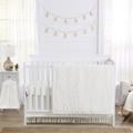 Sweet Jojo Designs Boho Dot 4 Piece Crib Bedding Set Polyester in Gray | Wayfair BohoDot-IV-Crib-4