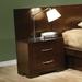 Latitude Run® Wood Nightstand w/ 2 Drawers In Cappuccino Wood in Brown | 23 H x 26 W x 15.25 D in | Wayfair 6E0A5F2CCA9745D39716FDA1B3AE2A7D