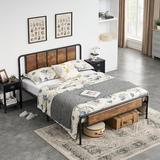 Trent Austin Design® Miramontes Bedroom Set Bed Frame & Nightstand Set Wood/Metal in Black | Queen | Wayfair 0B80042BC03D43F3BED0B90298227F3C