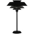 Robert Abbey Pierce Piano Black Gloss Buffet Table Lamp