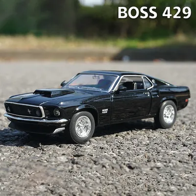 WELLY – Ford Mustang Boss 429 1969 modèle de voiture en alliage véhicules jouets de collection