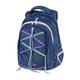 Walker 42014-070 - Schul-Rucksack Fame Skandi Blau mit 3 Fächern und Seitentaschen, Schul-Tasche inkl. Rücken-Polsterung und verstellbarem Hüft-, Schulter- und Brustgurt, wasserabweisend