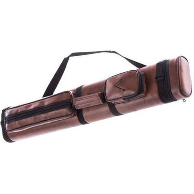 2x4 Hard Pool Cue Case - Rust - Brown