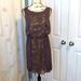 Jessica Simpson Dresses | Brown Sleeveless Dress W/Lace Detailing | Color: Brown | Size: M