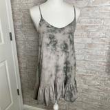 American Eagle Outfitters Swim | American Eagle Gray Print Dress Tie-Dye Coverup Size S | Color: Gray | Size: S