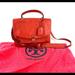 Tory Burch Bags | Deep Orange Like New Condition Tory Burch Handbag W/Strap Incl Dust Bag 11.5”X9” | Color: Orange | Size: Os