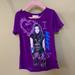 Disney Shirts & Tops | Disney Descendants Mel Shirt | Color: Purple/Black | Size: Sg