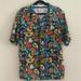 Disney Tops | Disney Passport Collection: Stamps Button-Up | Color: Black/Brown | Size: S