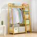 MoNiBloom 5 Tiers Trapezoid Coat Rack, Closet Wardrobe Organizer Shelf, Bamboo | 55 H x 43 W x 15.5 D in | Wayfair A01A1A008A3