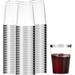 Seseno Rimmed Plastic Cups For 100 Guests 12 oz in Gray | Wayfair MT12100SR.