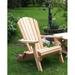 Loon Peak® Cedar Folding Adirondack Chair, Amish-made Wood in Brown | 36 H x 30 W x 19 D in | Wayfair B719160064384649ADDB87C92EA17363