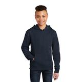 District DT6100Y Youth V.I.T. Fleece Hoodie in New Navy Blue size XL | Cotton/Polyester Blend