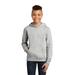 District DT6100Y Youth V.I.T. Fleece Hoodie in Light Heather Grey size XL | Cotton/Polyester Blend