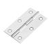 2.6" Hinge Silver Door Cabinet Hinges Fittings Brushed Chrome Plain 4pcs