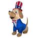60" Inflatable Patriotic Pooch by National Tree Company - 60 in