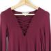 American Eagle Outfitters Dresses | American Eagle Soft N Sexy Maroon Ribbed Dress S | Color: Pink | Size: S