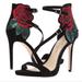 Jessica Simpson Shoes | Jessica Simpson Black Suede Heels Sz 6.5 | Color: Black/Red | Size: 6.5