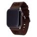 Brown Kansas State Wildcats Leather Apple Watch Band