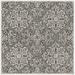 Gray 0.63 in Indoor Area Rug - Rosdorf Park Marys Ikat Handmade Tufted Wool Dark Area Rug Wool | 0.63 D in | Wayfair