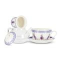 One Allium Way® 12 -oz. Bone China Teapot Bone China/Glass in Indigo/White | 5 H x 7.5 W x 5 D in | Wayfair B1F578709C644A009C083CD039AB3186