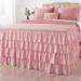 Knit Ruffled Skirt Bedspreads 30" Drop Ruffled Style