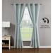 Creative Home Ideas Jorja Light Filtering Grommet Window Curtain Panel Pair with Tiebacks