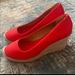 J. Crew Shoes | J. Crew Seville Espadrilles, Flame, Size 9 | Color: Red | Size: 9